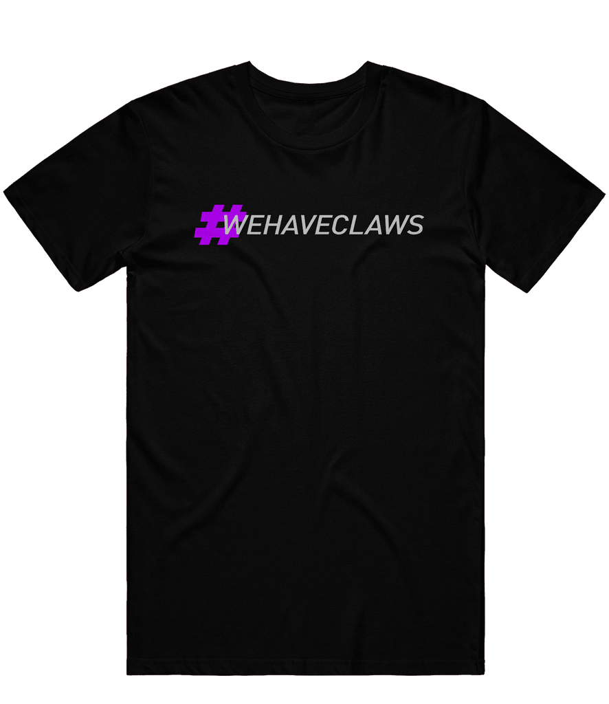 Claws Text Tee - Black - ARMA