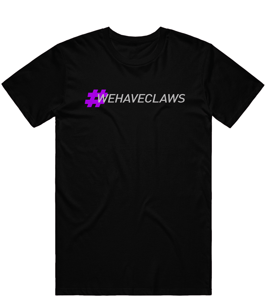 Claws Text Tee - Black - ARMA - T-Shirt