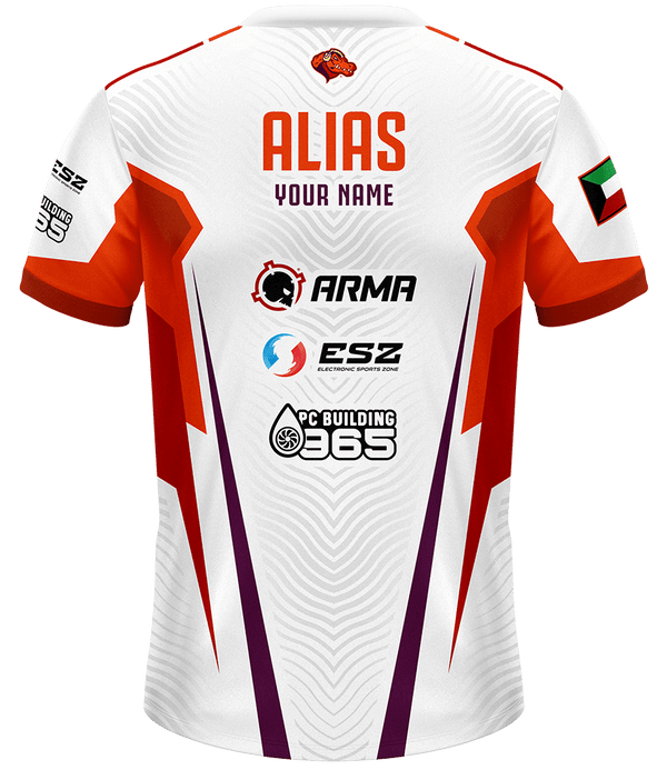Cocodrilos ELITE Jersey - White - ARMA - Esports Jersey