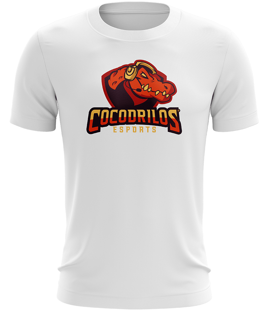 Cocodrilos Logo Tee - White - ARMA - T-Shirt