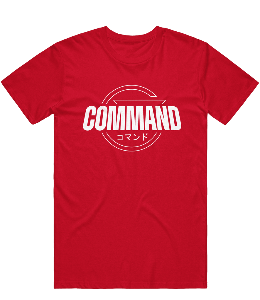 Command Logo Tee - Red - ARMA - T-Shirt