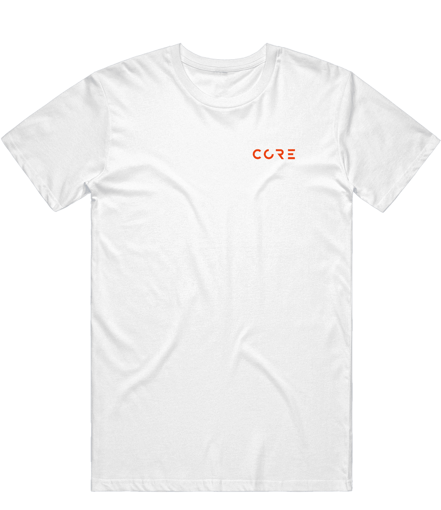 Core Icon Tee - White - ARMA - T-Shirt