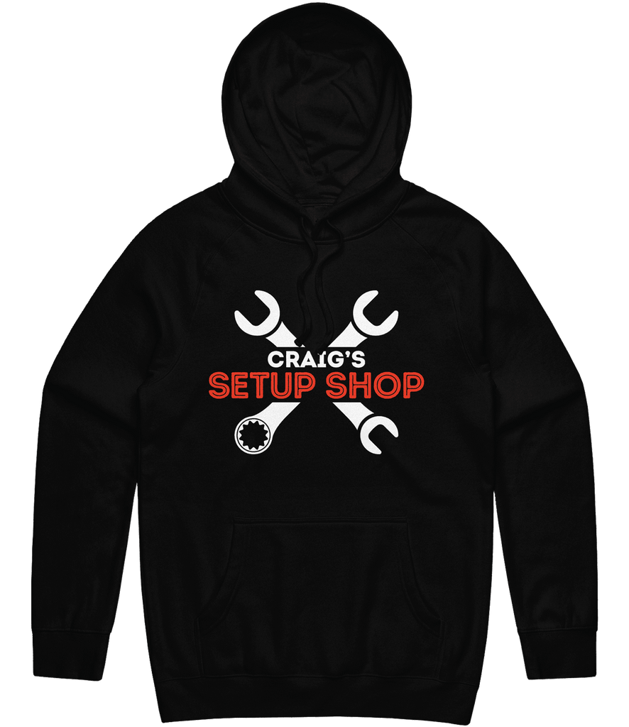Craig's Setup Shop Logo Hoodie - Black - ARMA