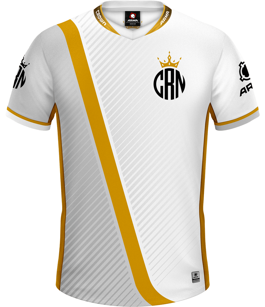 Crown ELITE Jersey - White - ARMA - Esports Jersey