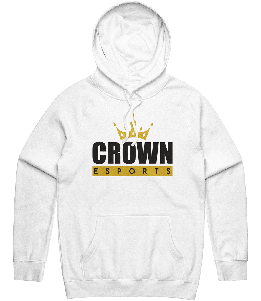 Crown Stacked Hoodie - White - ARMA - Hoodie