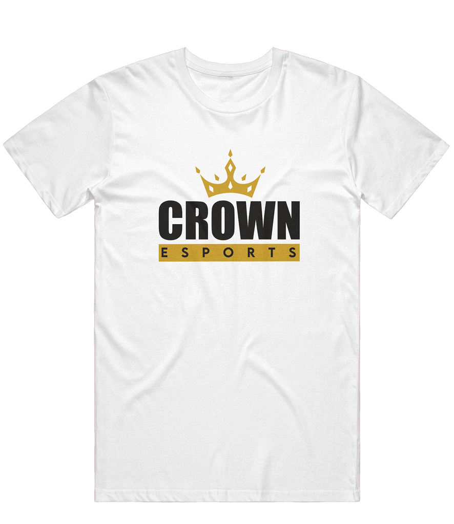 Crown Stacked Tee - White - ARMA - T-Shirt