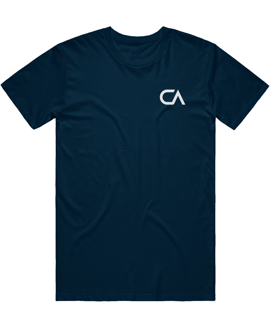 Cursed Ascension Icon Tee - Navy - ARMA - T-Shirt