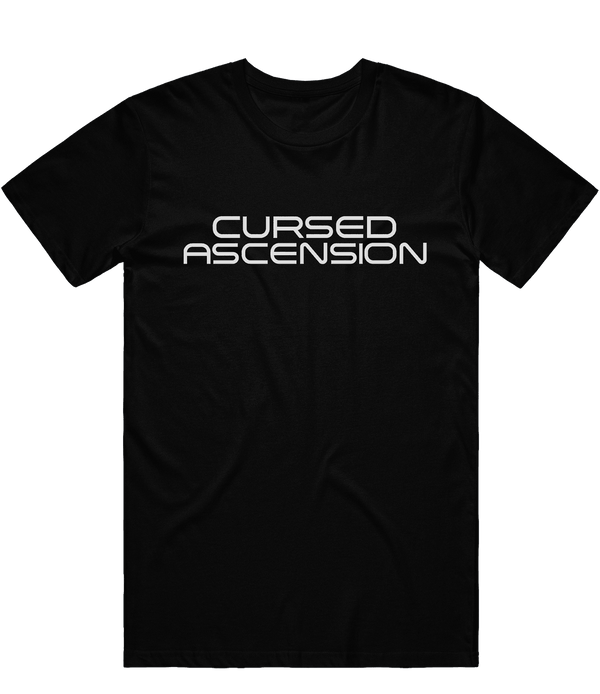 Cursed Ascension Text Tee - Black - Custom Esports Jersey by ARMA