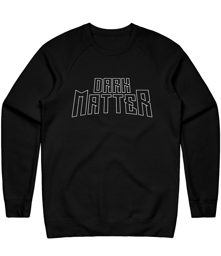 Dark Matter Outline Crewneck - Black - ARMA - Sweater
