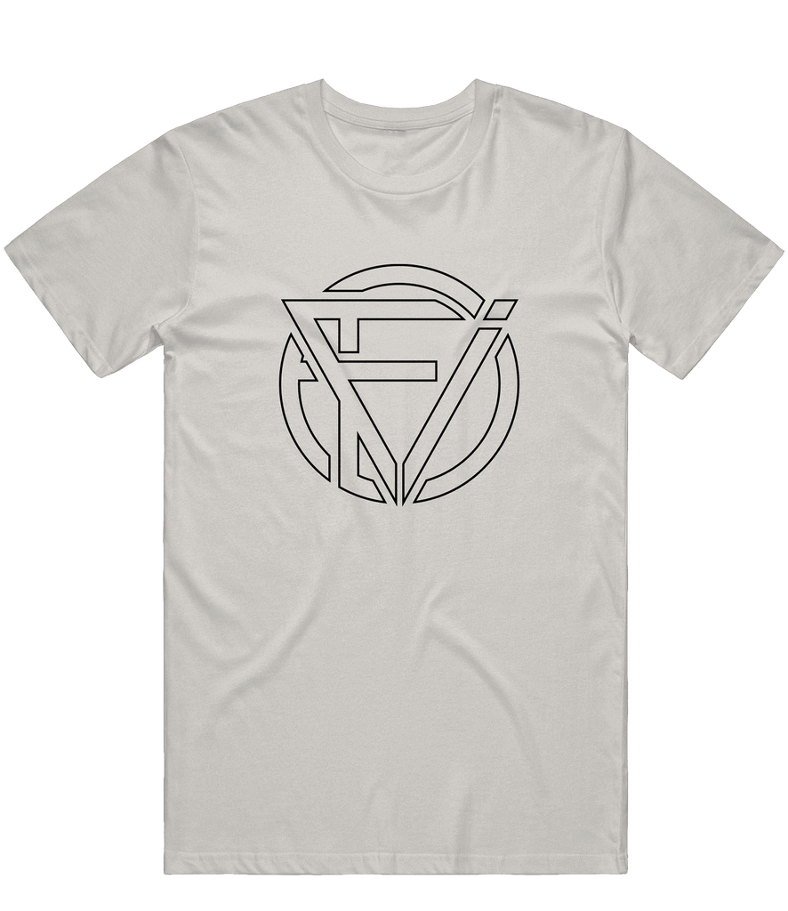 Defiance Outline Tee - Light Grey - ARMA