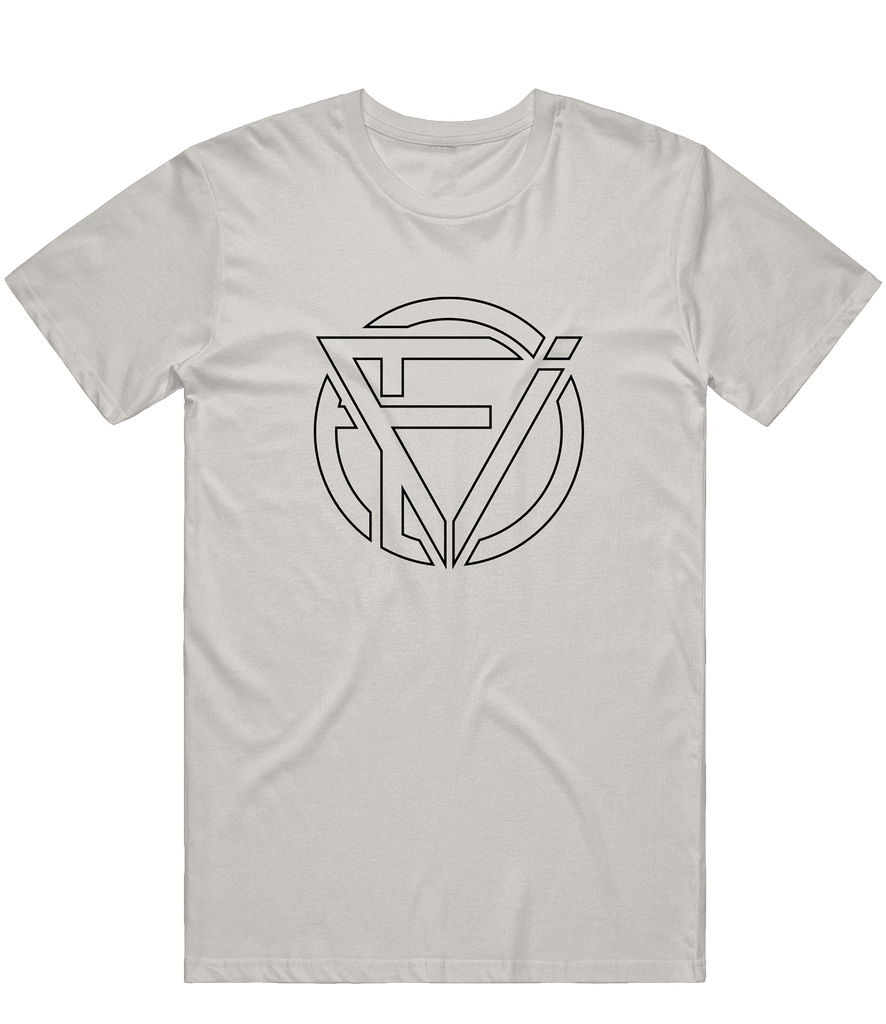 Defiance Outline Tee - Light Grey - ARMA - T-Shirt