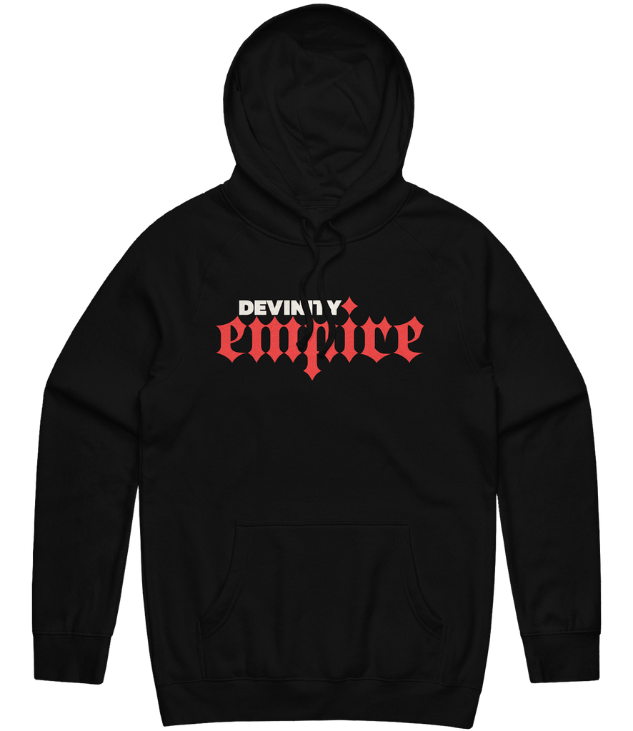 Devinity Text Hoodie - Black - ARMA