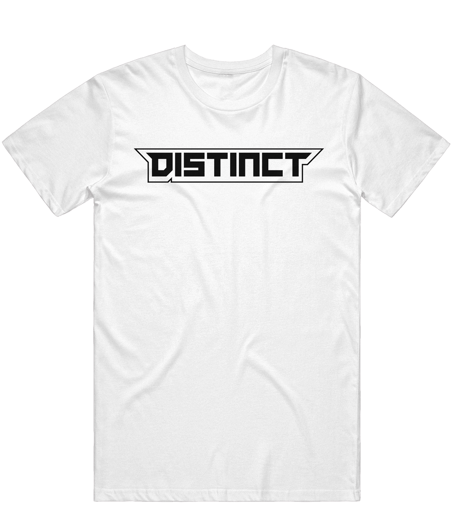 Distinct Text Tee - White - ARMA - T-Shirt
