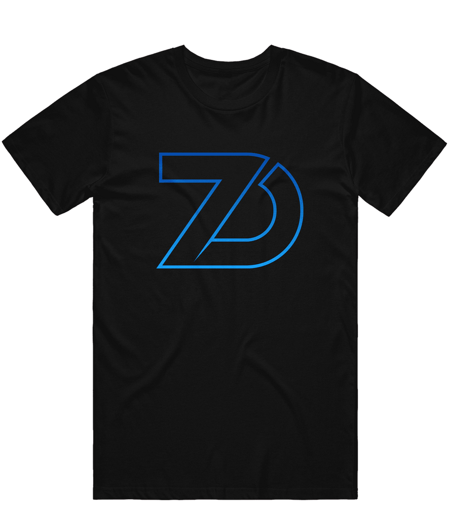 Division7 Outline Tee - Black - ARMA