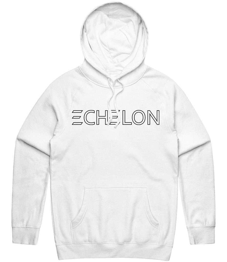 Echelon Text Hoodie - White - ARMA