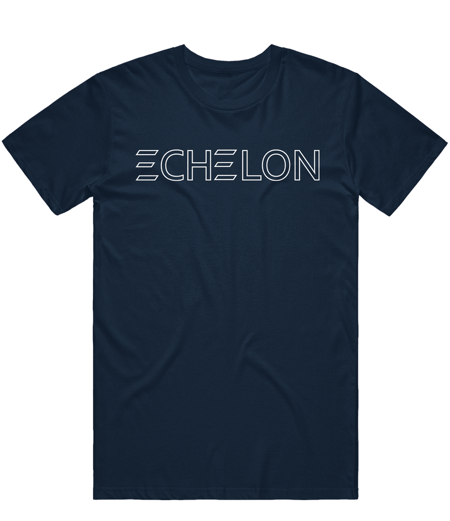 Echelon Text Tee - Navy - ARMA