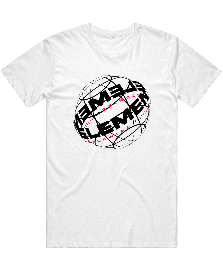 Element Eternity Globe Tee - White - ARMA - T-Shirt