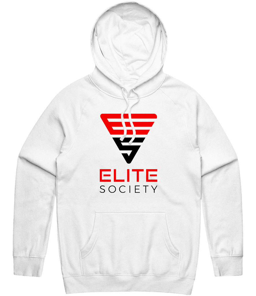 Elite Society Logo Hoodie - White - ARMA - Hoodie