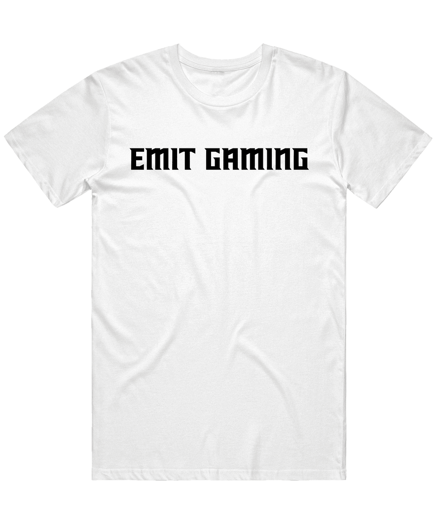 Emit Text Tee - White - ARMA - T-Shirt