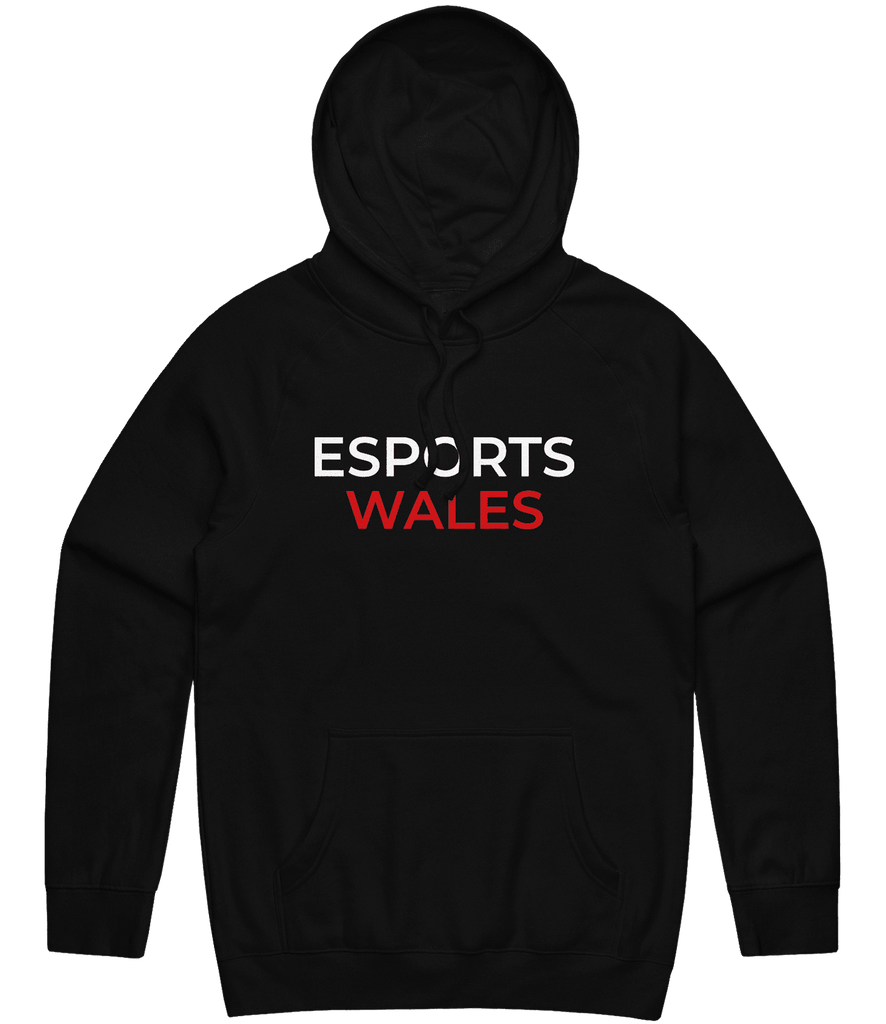 Esports Wales Text Hoodie - Black - ARMA
