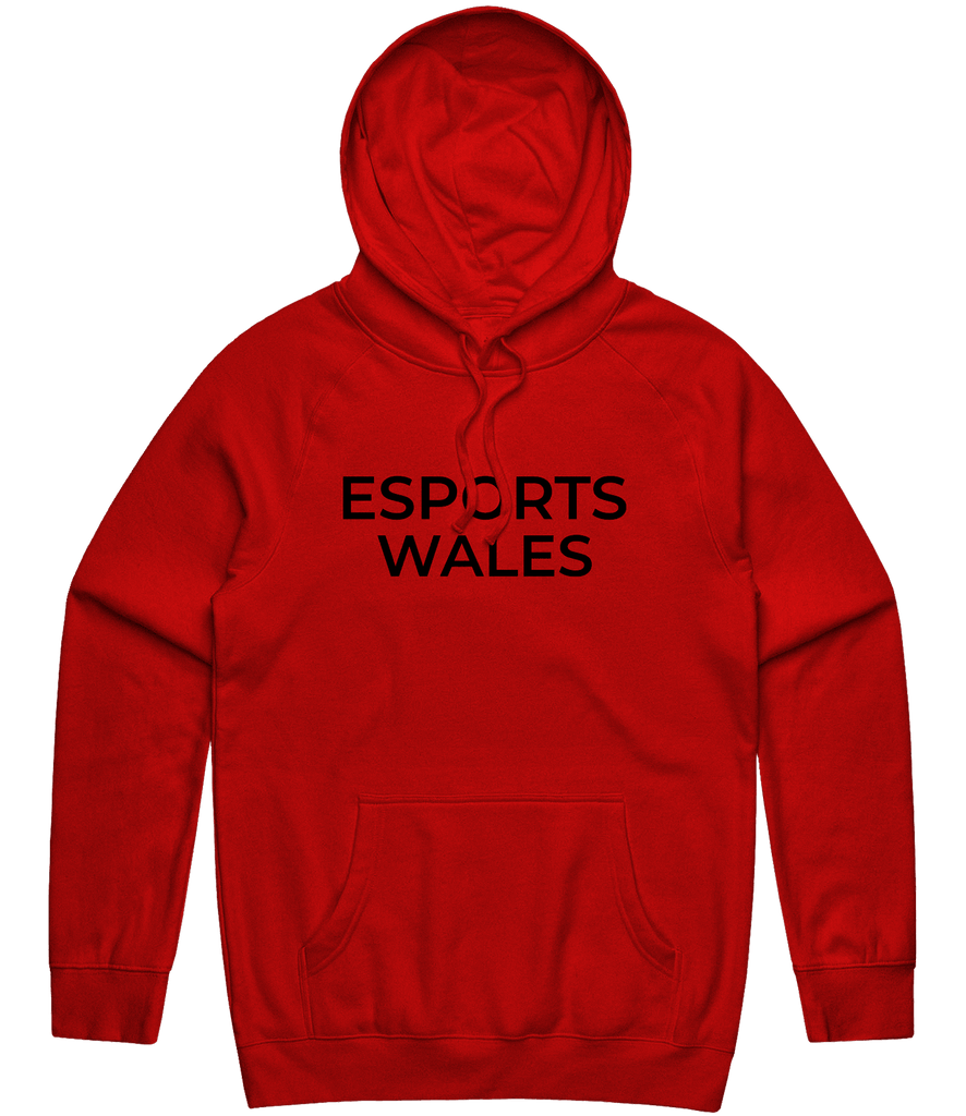 Esports Wales Text Hoodie - Red - ARMA