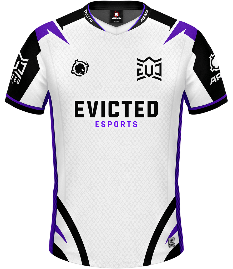 Evicted ELITE Jersey - White - ARMA - Esports Jersey