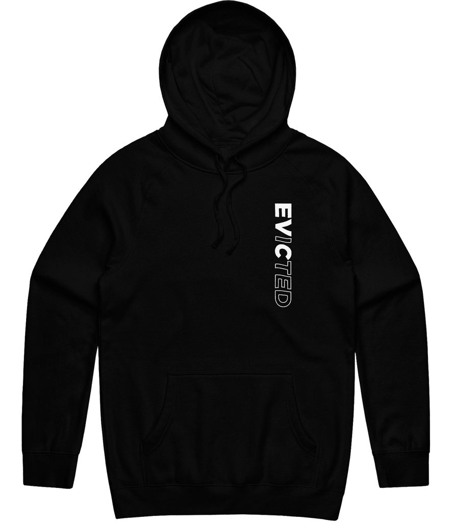 Evicted Text Hoodie - Black - ARMA
