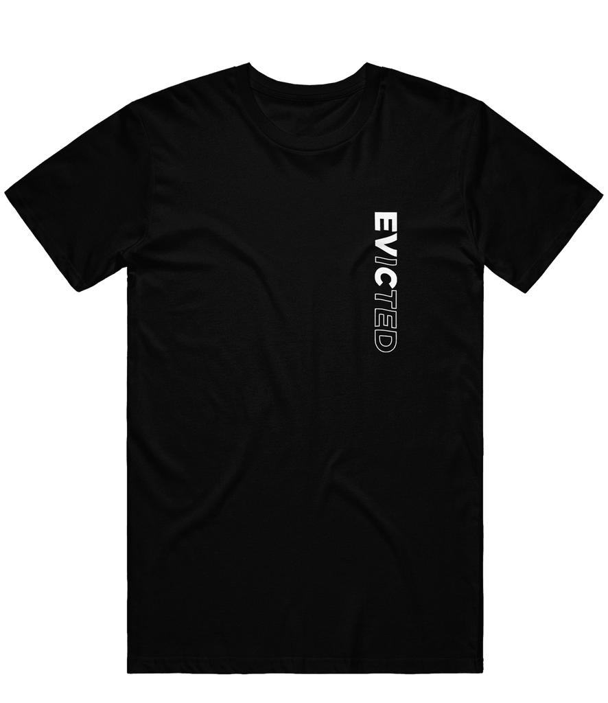 Evicted Text Tee - Black - ARMA