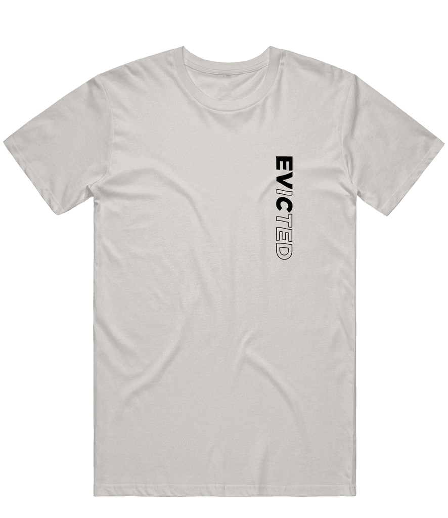 Evicted Text Tee - Grey - ARMA