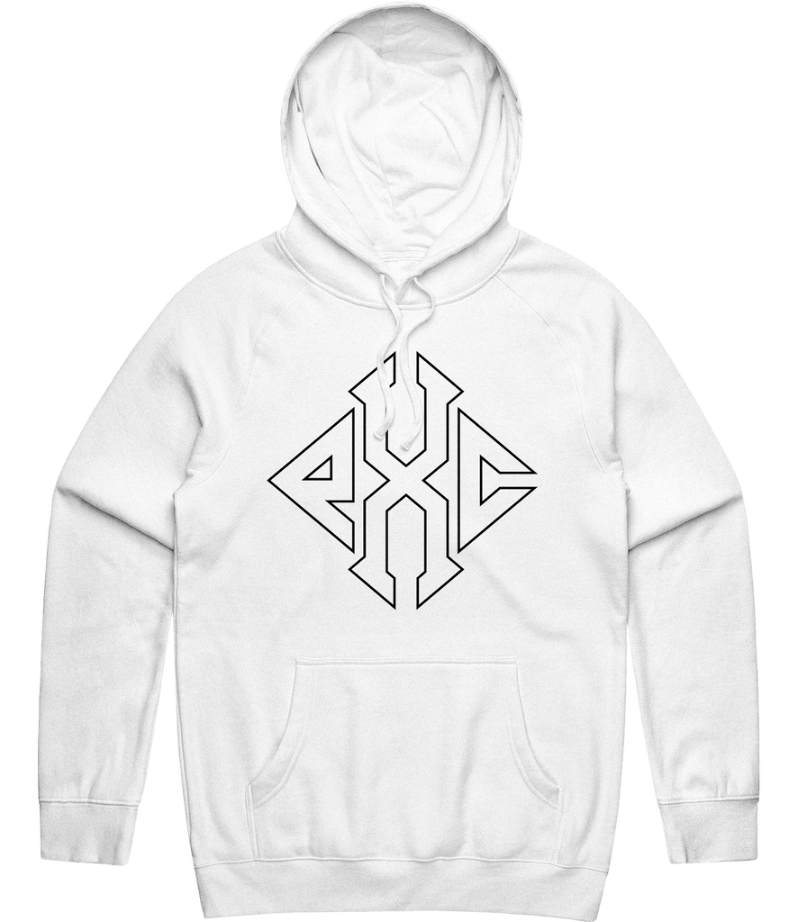 Exceed Outline Hoodie - White - ARMA