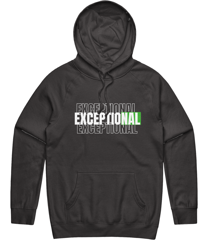Exceptional Stacked Hoodie - Charcoal - ARMA - Hoodie