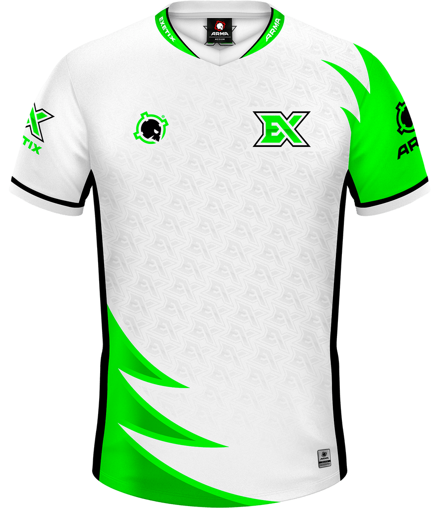 Exetix ELITE Jersey - White - ARMA - Esports Jersey