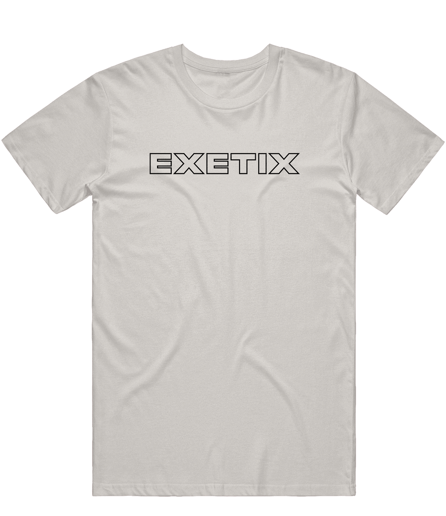 Exetix Text Tee - Light Grey - ARMA - T-Shirt