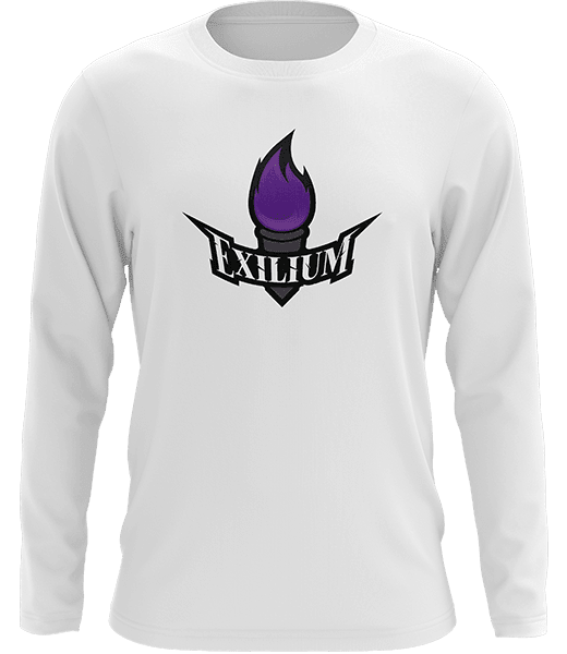 Exilium Logo Crewneck - White - ARMA