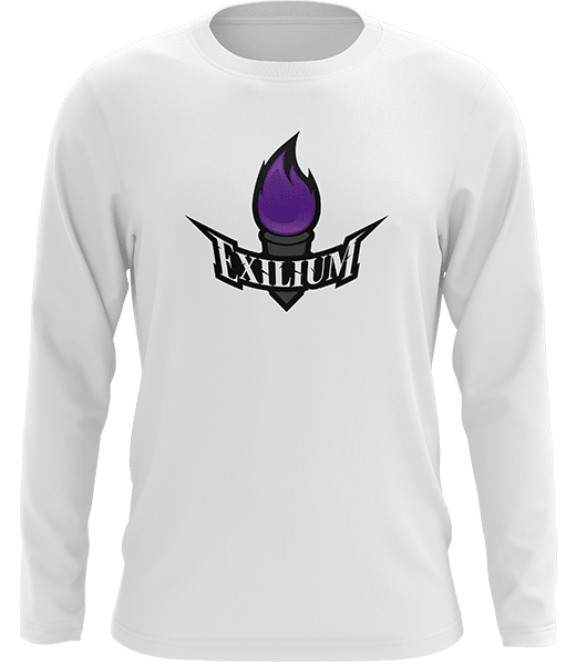 Exilium Logo Crewneck - White - ARMA - Sweater