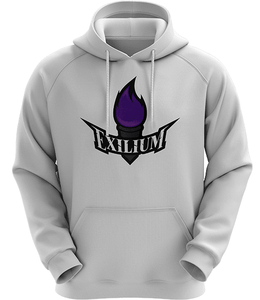 Exilium Logo Hoodie - White - ARMA