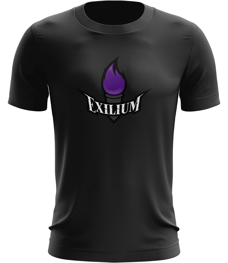 Exilium Logo Tee - Black - ARMA - T-Shirt