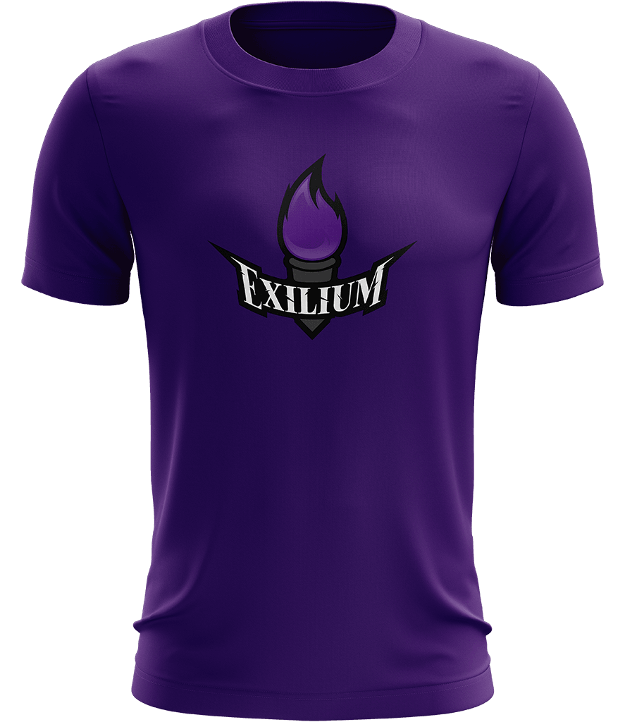 Exilium Logo Tee - Purple - ARMA - T-Shirt