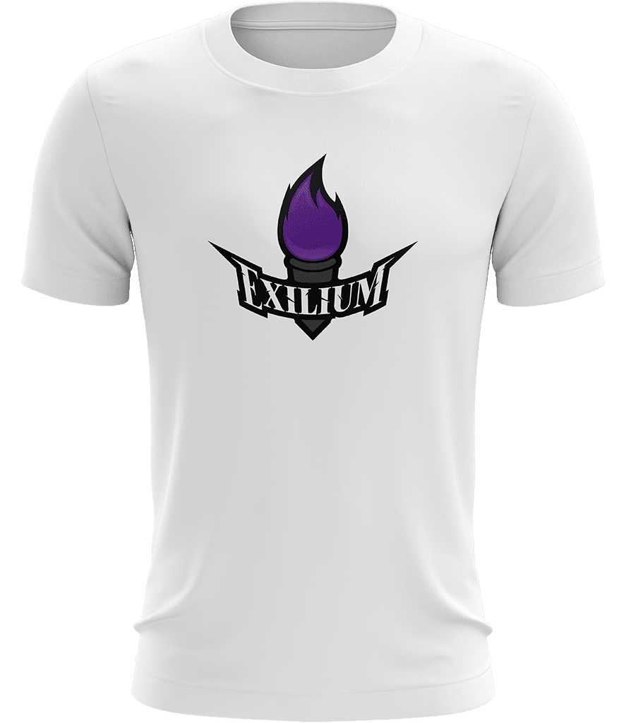 Exilium Logo Tee - White - ARMA