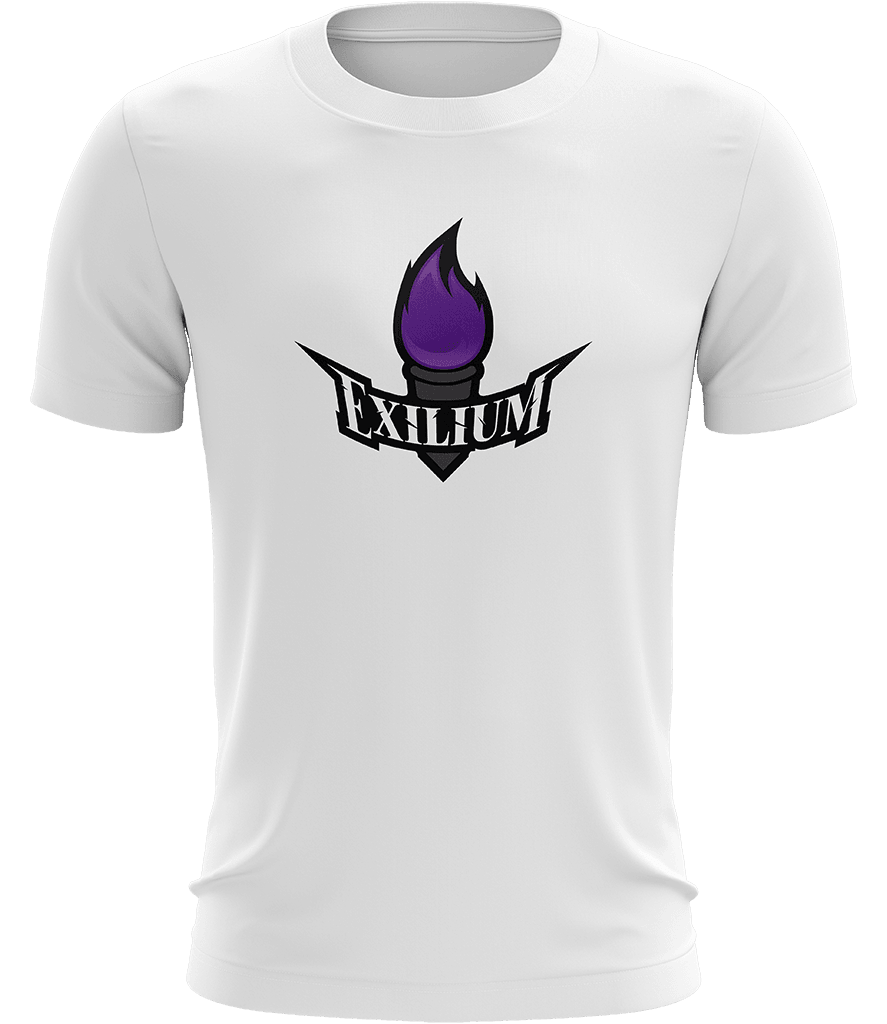 Exilium Logo Tee - White - ARMA - T-Shirt
