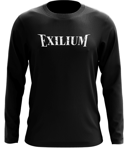 Exilium Text Crewneck - Black - ARMA