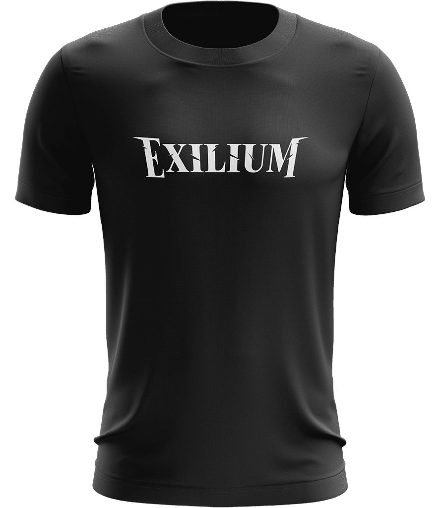 Exilium Text Tee - Black - ARMA