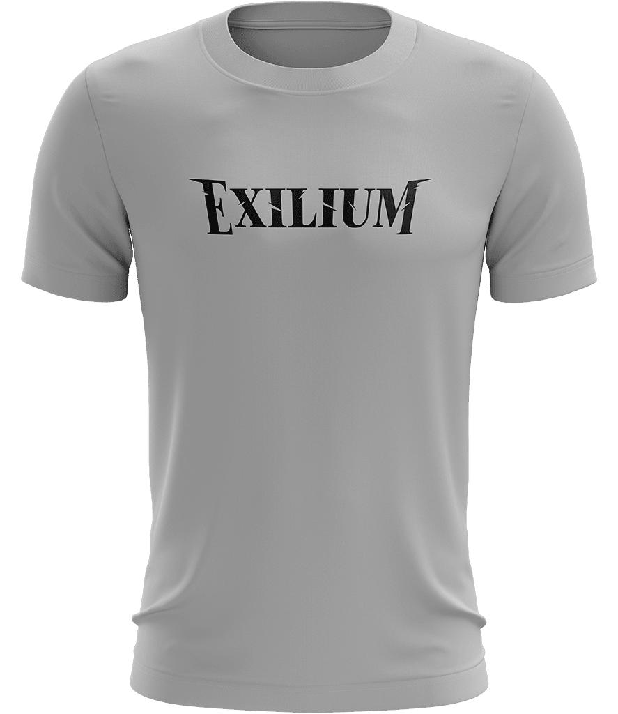 Exilium Text Tee - Grey - ARMA