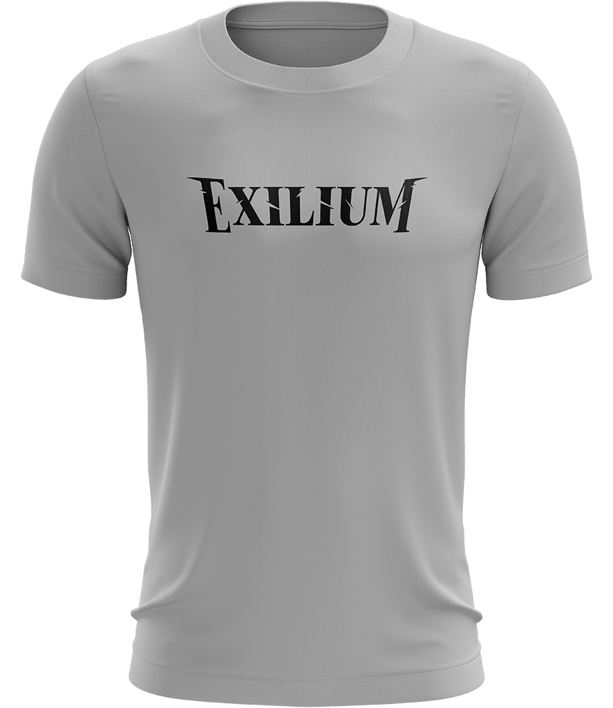 Exilium Text Tee - Grey - ARMA - T-Shirt