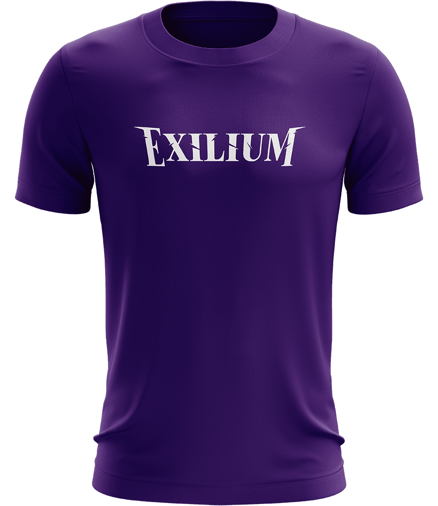 Exilium Text Tee - Purple - ARMA