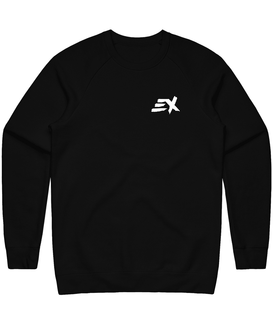 Exo Icon Crewneck - Black - ARMA - Sweater