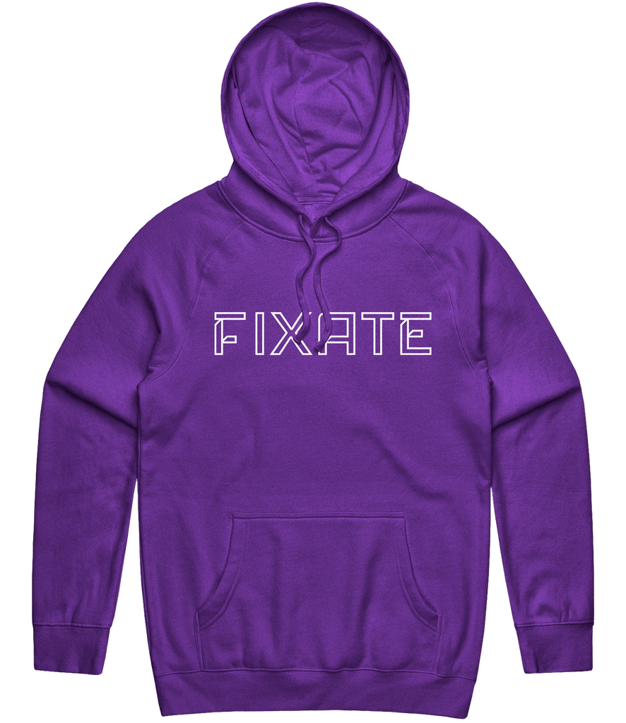 Fixate Outline Hoodie - Purple - ARMA - Hoodie