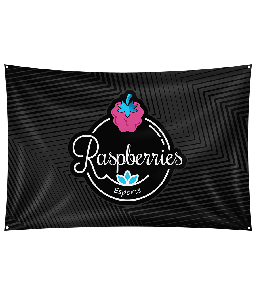 Raspberries Esports Team Flag