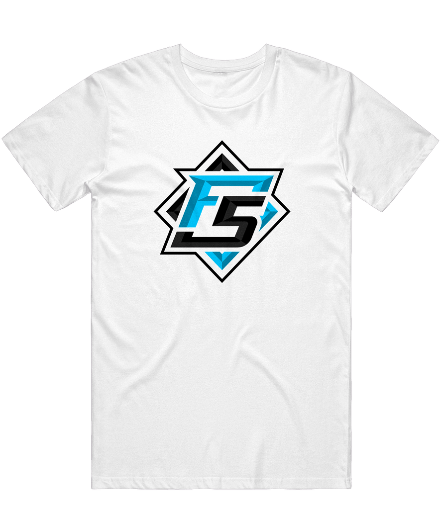 Forsaken Five Logo Tee - White - ARMA - T-Shirt
