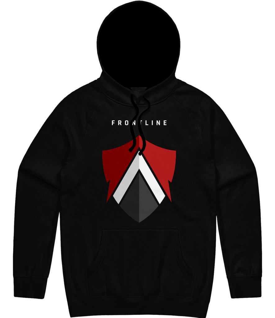 Frontline Shield Hoodie - Black - ARMA